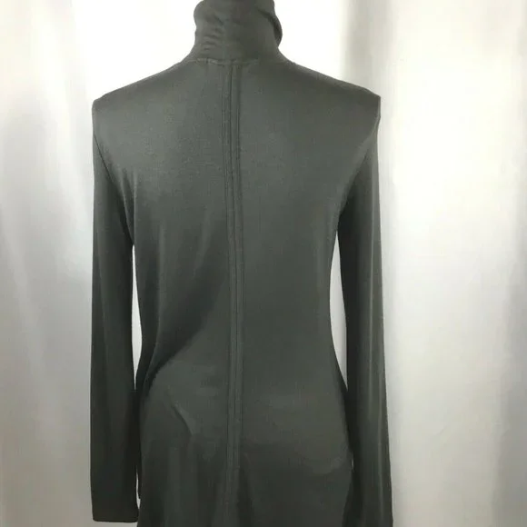Athleta Threadlight Turtleneck Tunic Women's Size XS Lightweight Knit Olive - Picture 5 of 9